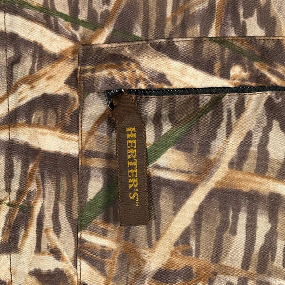 Vintage Herters Jacket Adult MEDIUM Brown Camouflage Hunting Reversible 90s - Picture 6 of 11